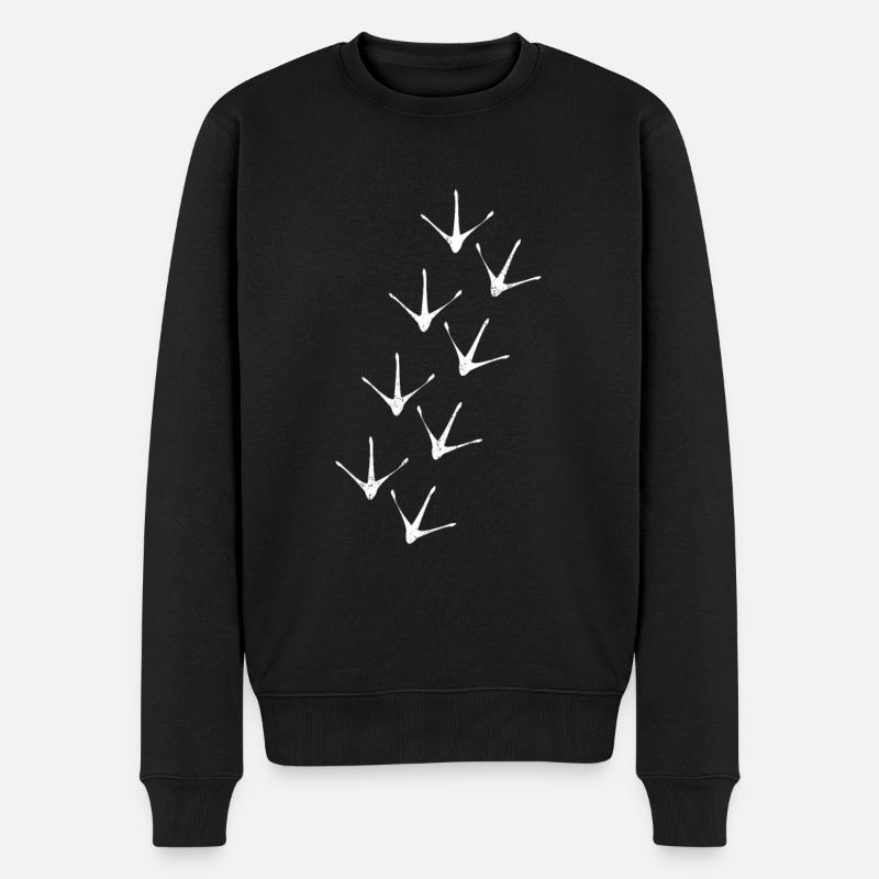 Huhn Hühner Küken Hühnerstall Hühnern Landwirt - Männer Premium Bio Pullover - Schwarz