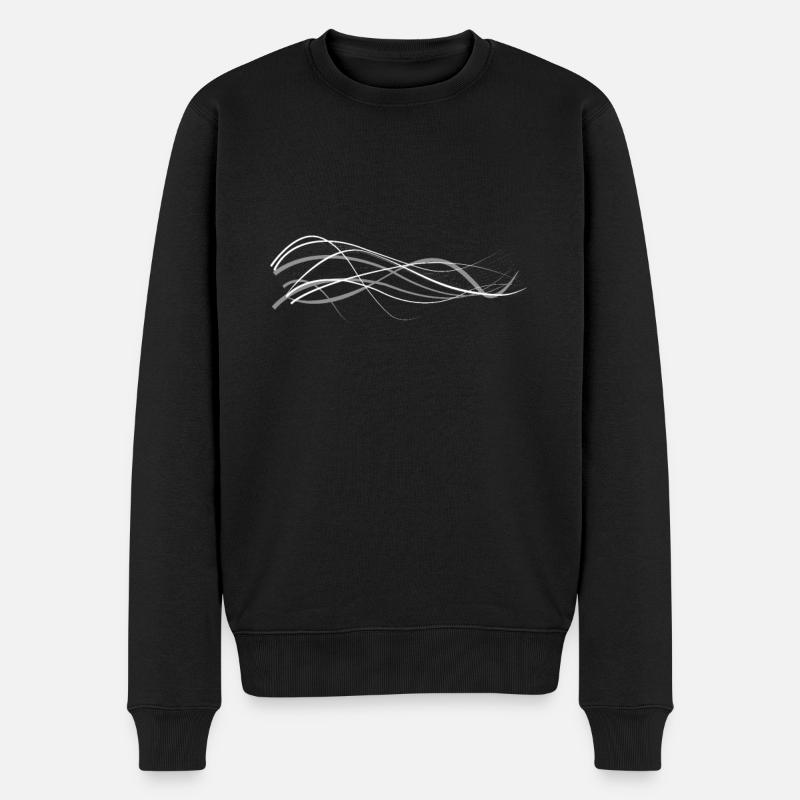 Vague - Pull Premium bio Homme - noir