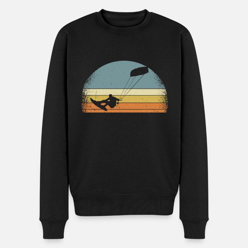 Kitesurf Kitesurf Kiten - Pull Premium bio Homme - noir