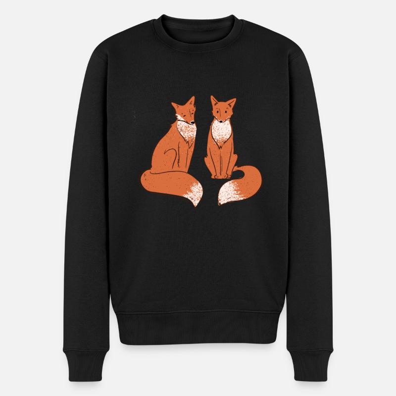 Renard - Pull Premium bio Homme - noir