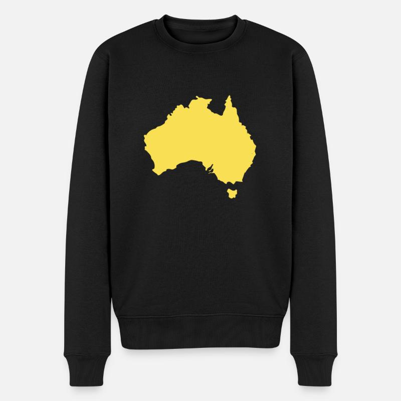 Australie Australien Australien australienne - Pull Premium bio Homme - noir
