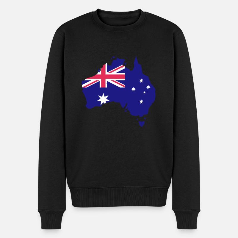 Australie Australien Australien australienne - Pull Premium bio Homme - noir