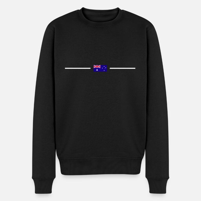 Australien Australisch Australier Australierin - Männer Premium Bio Pullover - Schwarz
