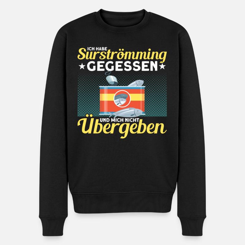 Schweden Surströmming Surströmming Challenge - Männer Premium Bio Pullover - Schwarz