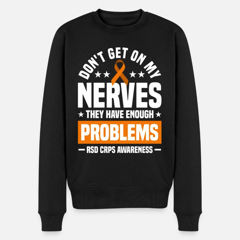 Patient RSD CRPS Geschenk - Männer Premium Bio Pullover - Schwarz
