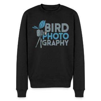 Vogel Fotografie - Männer Premium Bio Pullover - Schwarz - Vorne - Nico (187cm)
