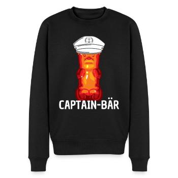 Kapitän Gummibärchen Gummibären - Männer Premium Bio Pullover - Schwarz - Vorne - Nico (187cm)