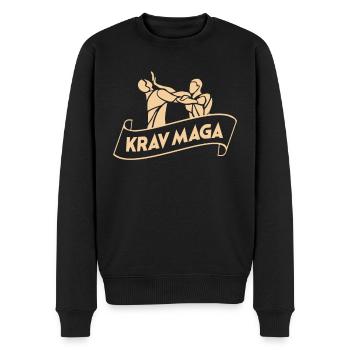 Autodéfense Krav Maga - Pull Premium bio Homme - noir - Devant - Nico (187cm)