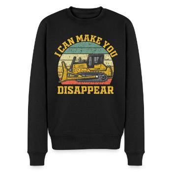 Bauarbeiter Baustelle Construction - Männer Premium Bio Pullover - Schwarz - Vorne - Nico (187cm)