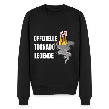 Allumez la tornade - Tornado Legend - Pull Premium bio Homme - noir - Devant - Nico (187cm)