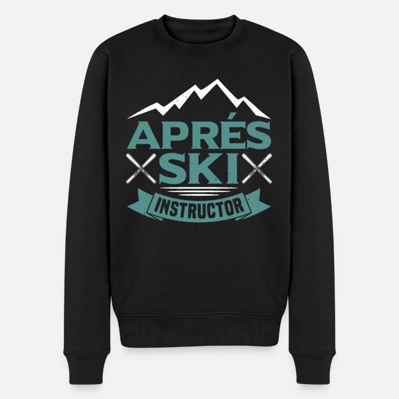 Moniteur d’après-ski - Pull Premium bio Homme - noir