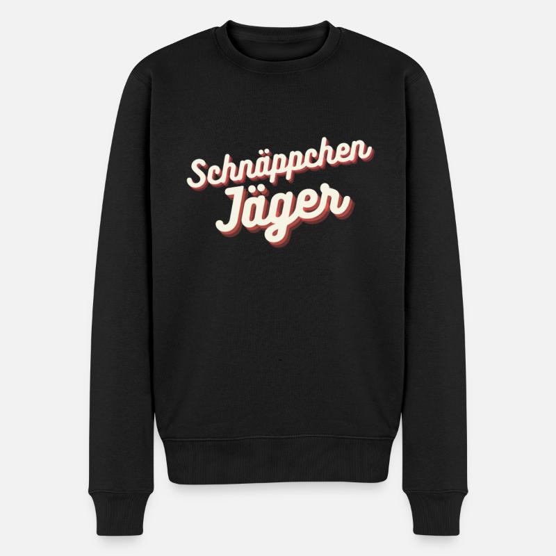 Flohmarkt Schnäppchenjäger Trödelmarkt - Männer Premium Bio Pullover - Schwarz