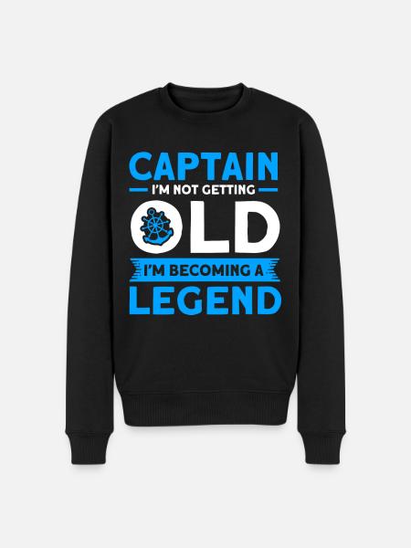 Old Captain Boat Captain Captains - Men's Premium Organic Jumper - black