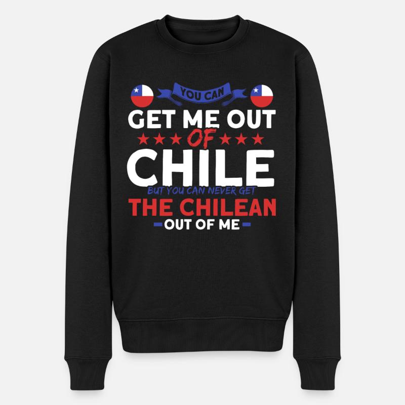 Chilien de moi Chili Souvenir - Pull Premium bio Homme - noir