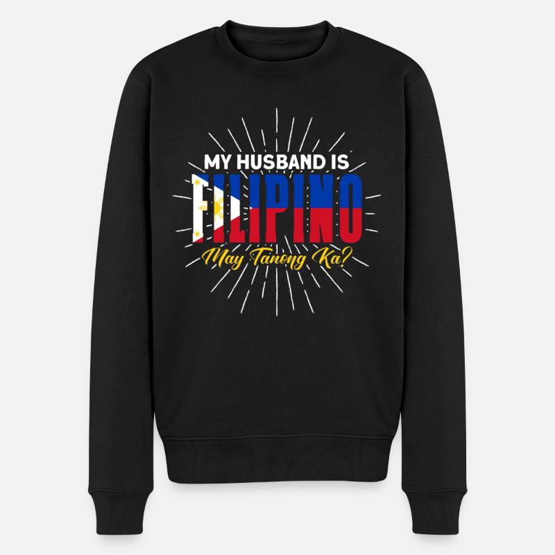 Philippines Drapeau philippin - Pull Premium bio Homme - noir