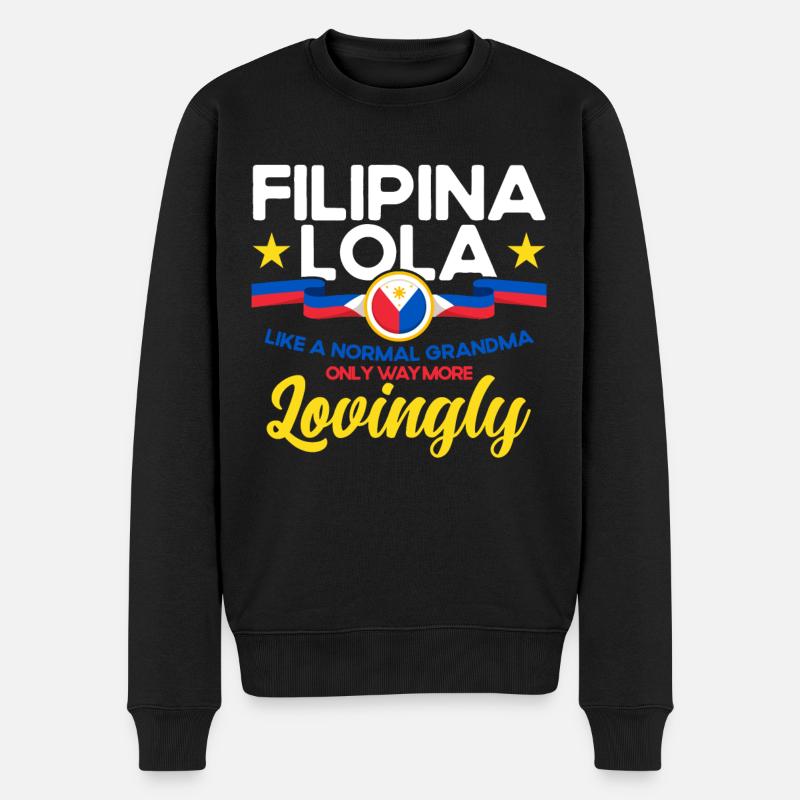 Philippines Drapeau philippin - Pull Premium bio Homme - noir