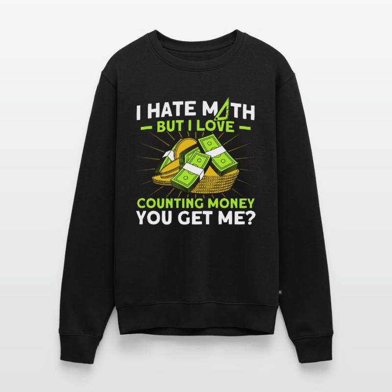 Math Mathematics Science Math Gift Men's Premium Organic Jumper