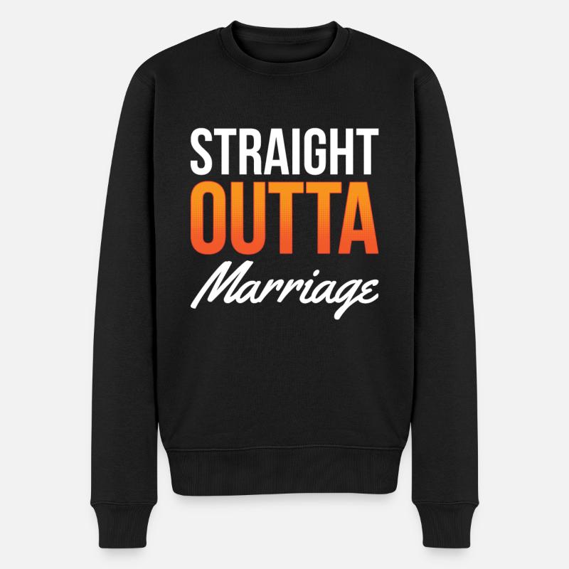 Directement du mariage - Pull Premium bio Homme - noir