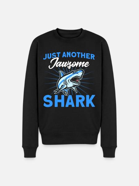 Shark Shark Lover Shark Gift - Men's Premium Organic Jumper - black