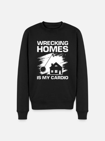 Démolition et rénovation de maisons - Pull Premium bio Homme - noir