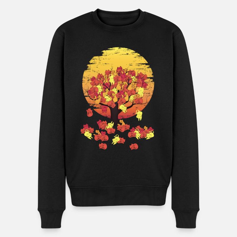 Arbre à Chats - Pull Premium bio Homme - noir