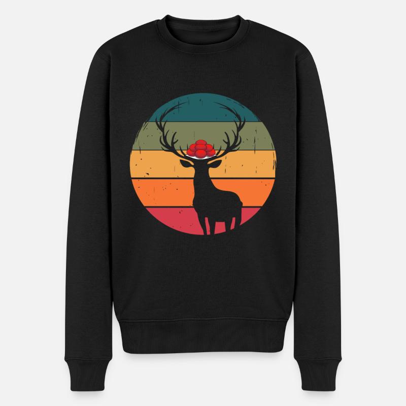 Schwarzwaldmädel Bollenhut Schwarzwald - Männer Premium Bio Pullover - Schwarz