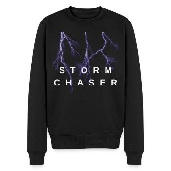 Chasseur de tempête Tornado Fighter Temps violent - Pull Premium bio Homme - noir - Devant - Nico (187cm)