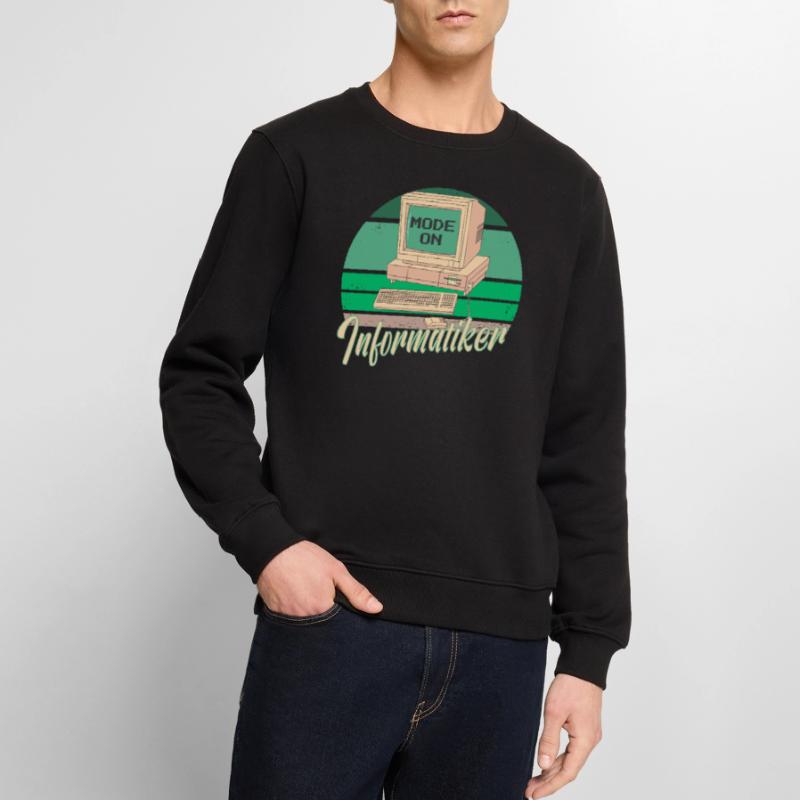 Computer Science Computer Programmer Father Dad Men's Premium Organic Jumper