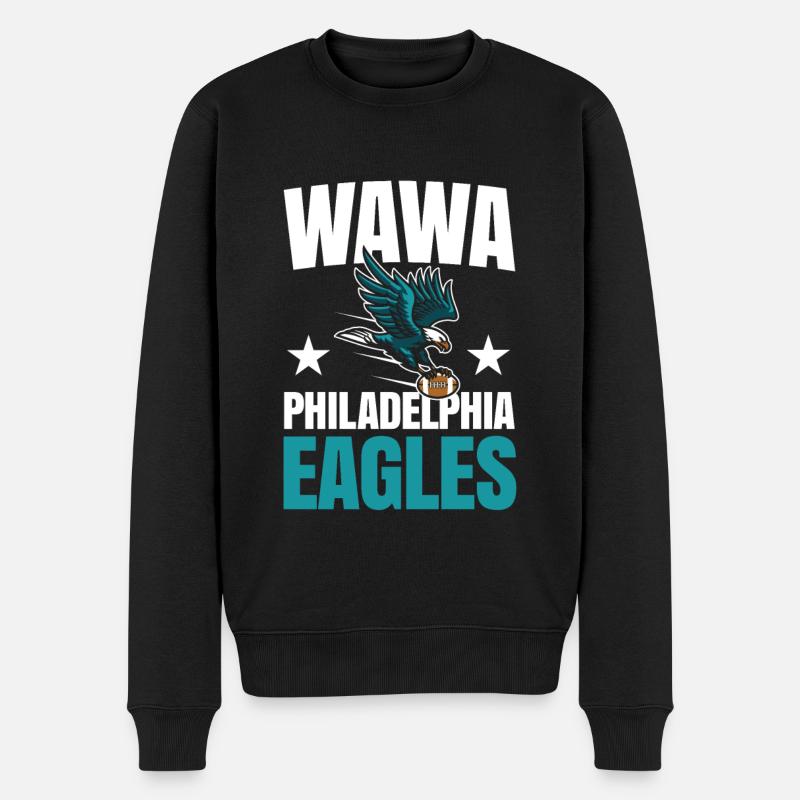 Es Ist Eine Philly-sache - Männer Premium Bio Pullover - Schwarz