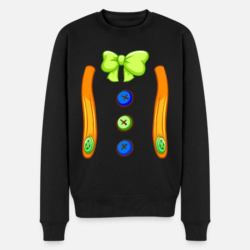 Carnaval Clown Costume Carnaval - Pull Premium bio Homme - noir