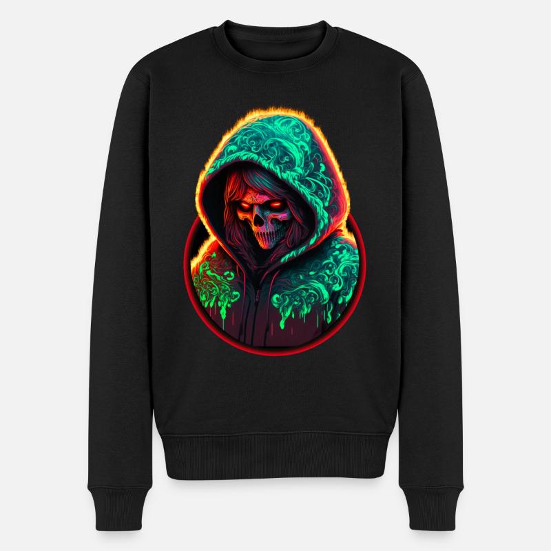 Bloodheavy Neon Acid Matryoshka Demon - Pull Premium bio Homme - noir