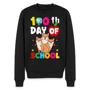 100 jours école école enfant école débutants chiens - Pull Premium bio Homme - noir - Devant - Nico (187cm)