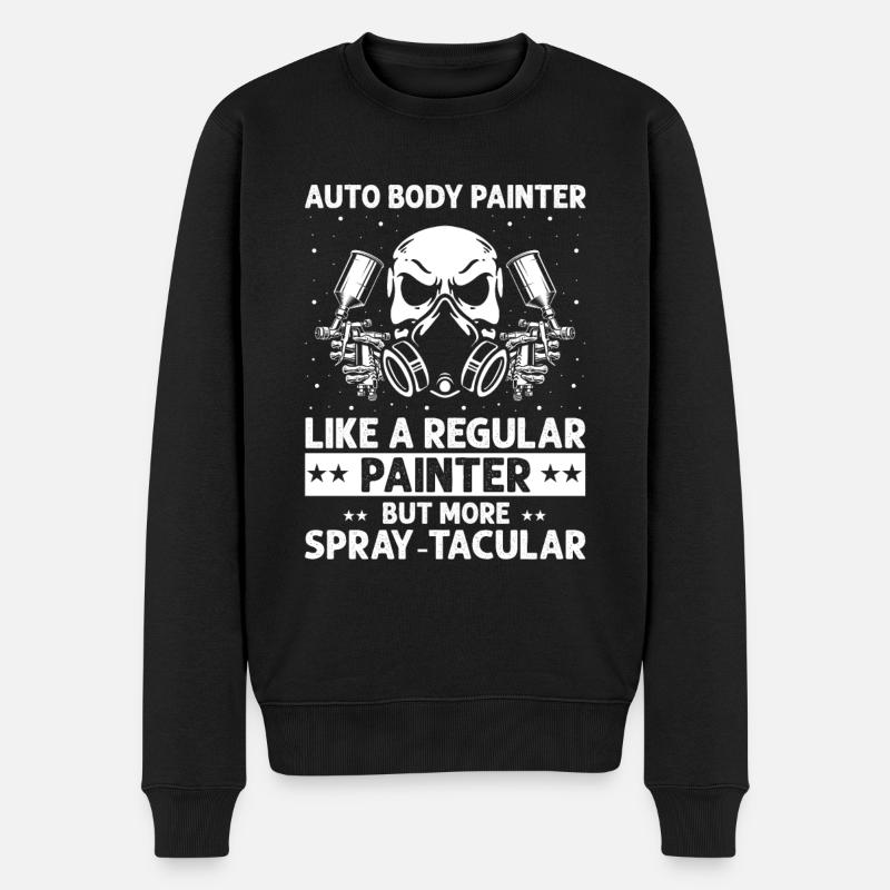 Peintre automobile pour carrossiers - Pull Premium bio Homme - noir