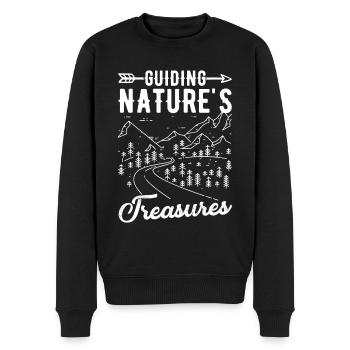 Guide touristique Guide de voyage Nature Guide de voyage - Pull Premium bio Homme - noir - Devant - Nico (187cm)