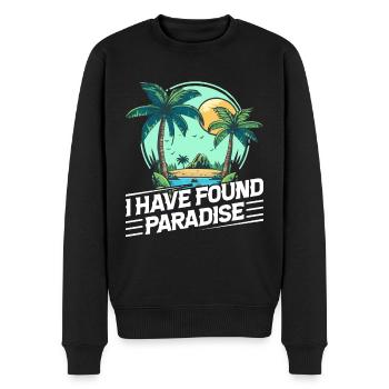 Playa del Carmen Paradise Mexiko Stadt Urlaub - Männer Premium Bio Pullover - Schwarz - Vorne - Nico (187cm)