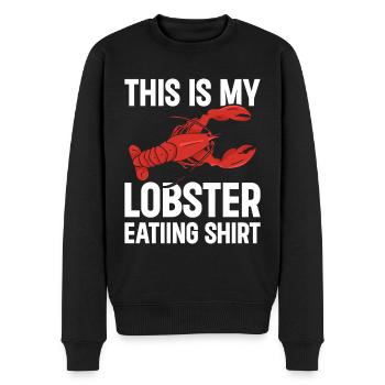 Les homards mangent des fruits de mer - Pull Premium bio Homme - noir - Devant - Nico (187cm)