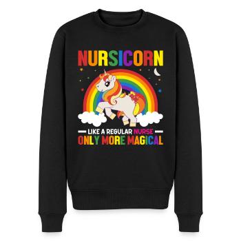 Fabuleux Nurse Magic Rain Floor - Pull Premium bio Homme - noir - Devant - Nico (187cm)
