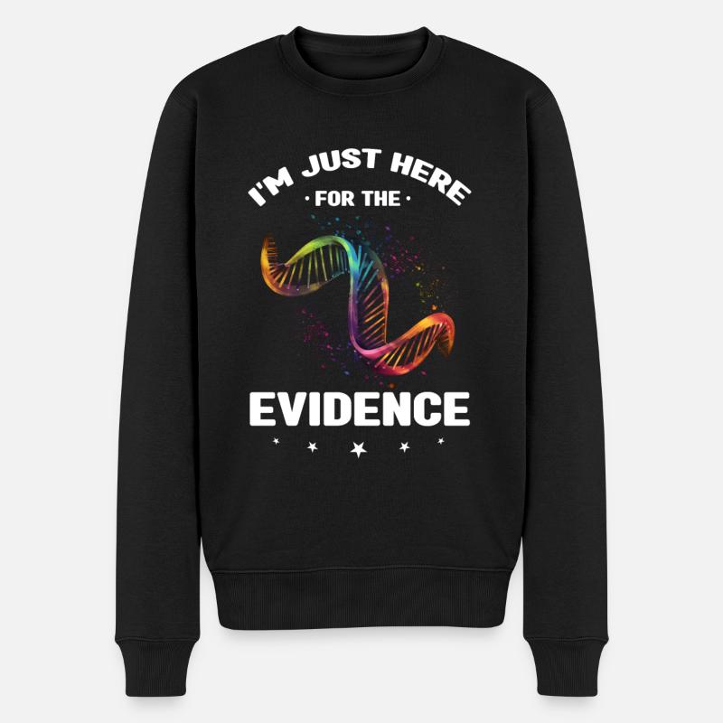 Forensischer Wissenschaftlicher Ermittler - Männer Premium Bio Pullover - Schwarz