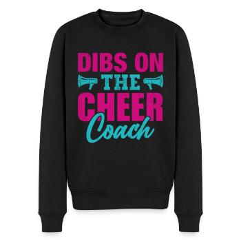 Cheerleader Trainerin Pom Poms schwingen - Männer Premium Bio Pullover - Schwarz - Vorne - Nico (187cm)