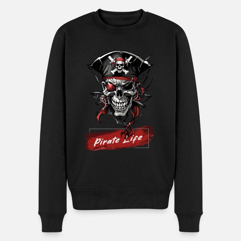 Vie de pirate - Pull Premium bio Homme - noir