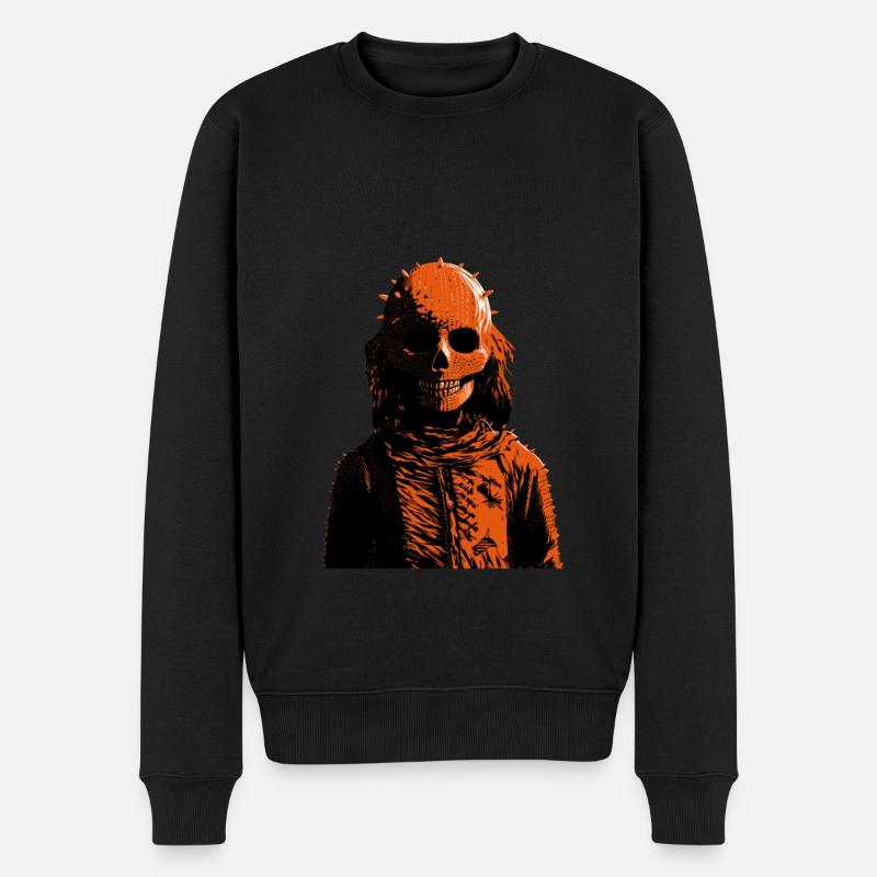 Monstre de Sleleton Head - Pull Premium bio Homme - noir