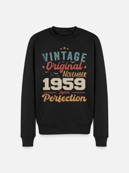 Legendary since November 1959 - 1959 - Men's Premium Organic Jumper - black