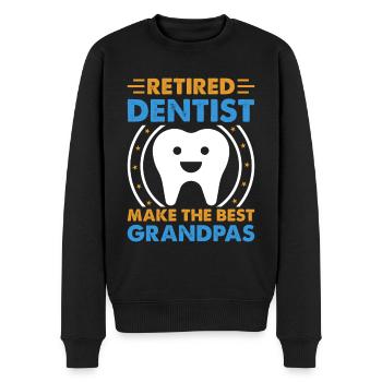 Dentist Student Training Dentist Dental Medicine - Men's Premium Organic Jumper - black - Front - Nico (187cm)