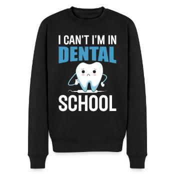 Dental Zahnarzt Dentalmedizin Zahnmedizin - Männer Premium Bio Pullover - Schwarz - Vorne - Nico (187cm)