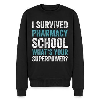Apotheker Apothekerin Medizin Tabletten Pillen - Männer Premium Bio Pullover - Schwarz - Vorne - Nico (187cm)
