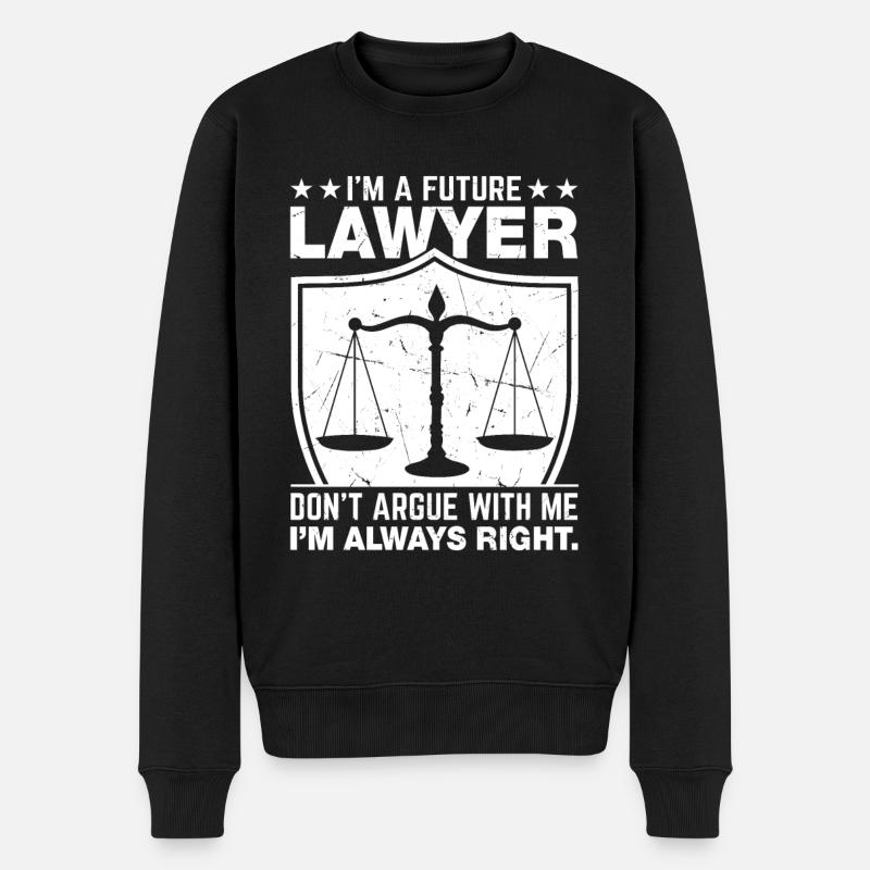 Futur Avocat Avocat - Pull Premium bio Homme - noir