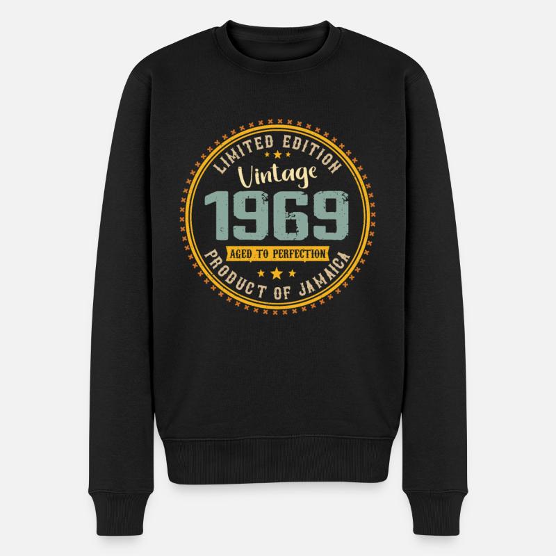 Vintage 1969 Cadeau D’anniversaire 1969 - Pull Premium bio Homme - noir