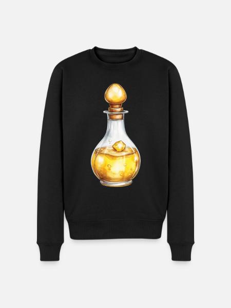 Poción estética Diseño de juegos Ropa de calle - Sudadera ecológica prémium para hombre - negro