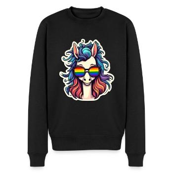 LGBTQ Pride Month - Männer Premium Bio Pullover - Schwarz - Vorne - Nico (187cm)