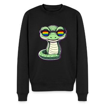 LGBTQ Pride Month - Männer Premium Bio Pullover - Schwarz - Vorne - Nico (187cm)